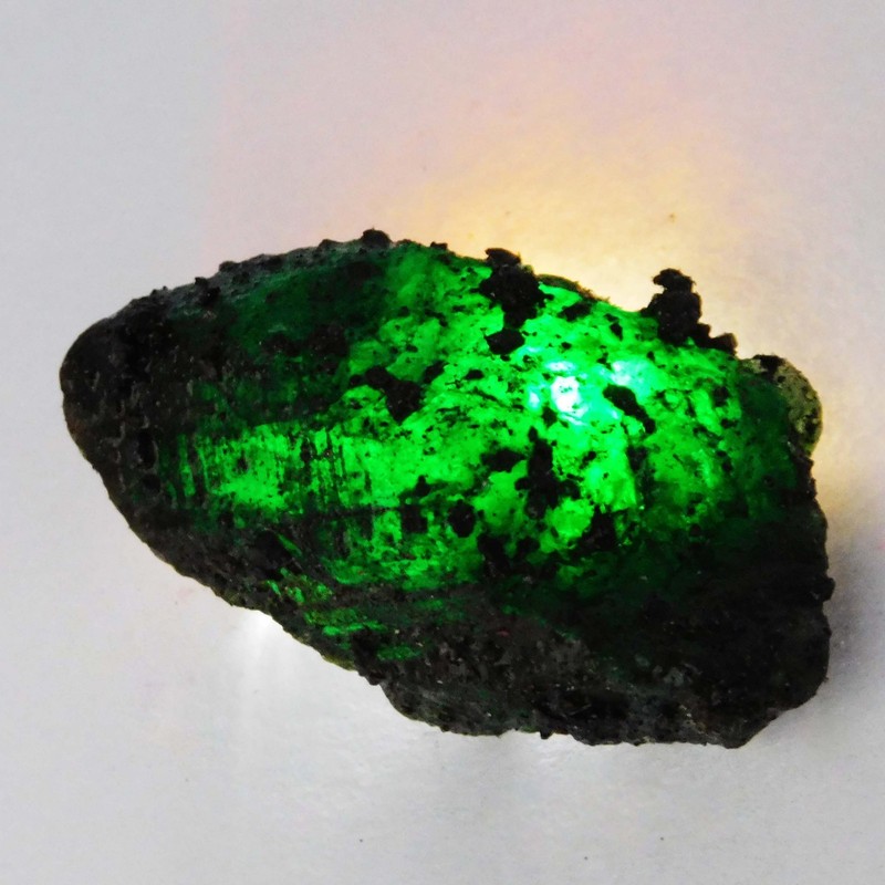 169 Ct NATURAL Emerald Green Rough Uncut Huge Size CERTIFIED Loose Gemstone gallery
