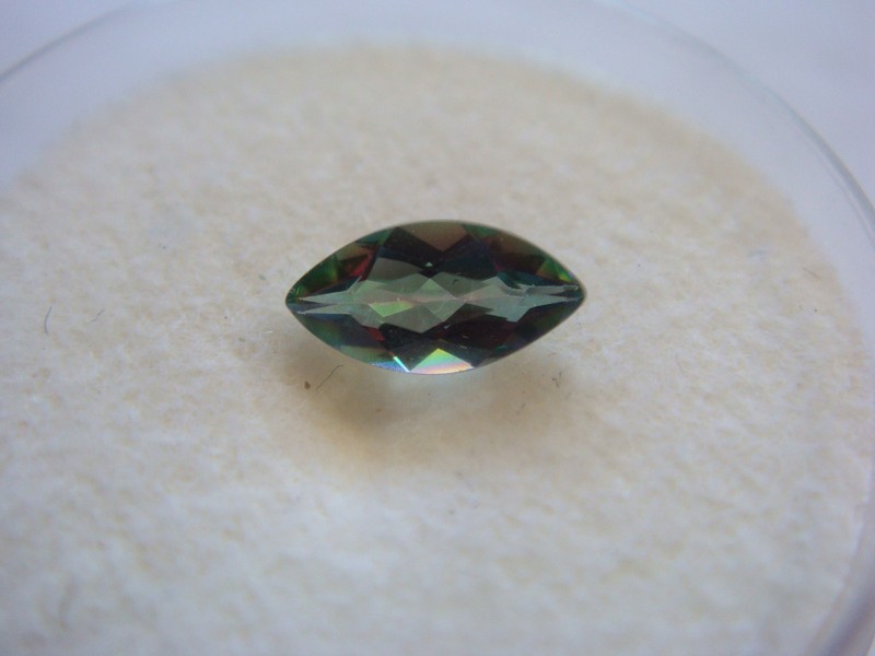 Mystic Topaz Marquise Cut Gemstone 8mm x 4mm 0.8 carat unique Gem Topaz