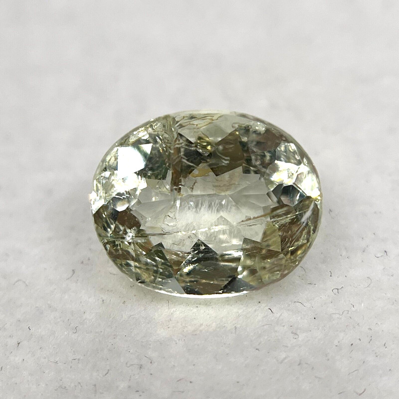3.50 Cts 100% Natural Unheated Aquamarine Oval Shape Faceted Loose Gemstone