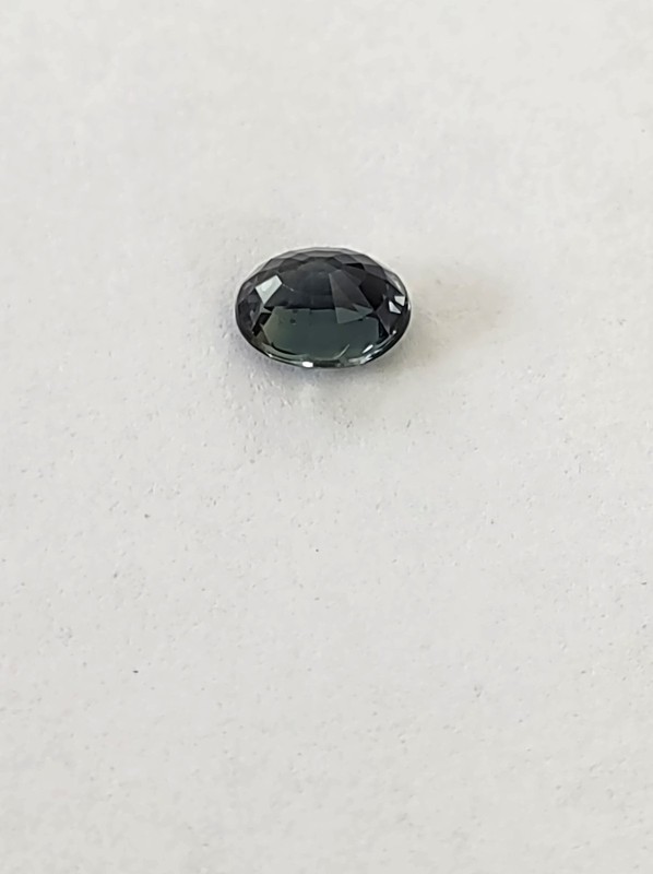 Natural 1.33ct Teal Blue-Green Oval SAPPHIRE - No Heat gallery
