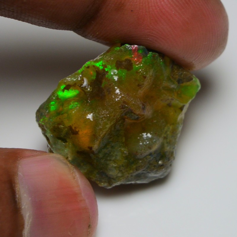 Opal Rough 37.65 Raw, Crystal Opal Specimen, Opal Gemstone gallery