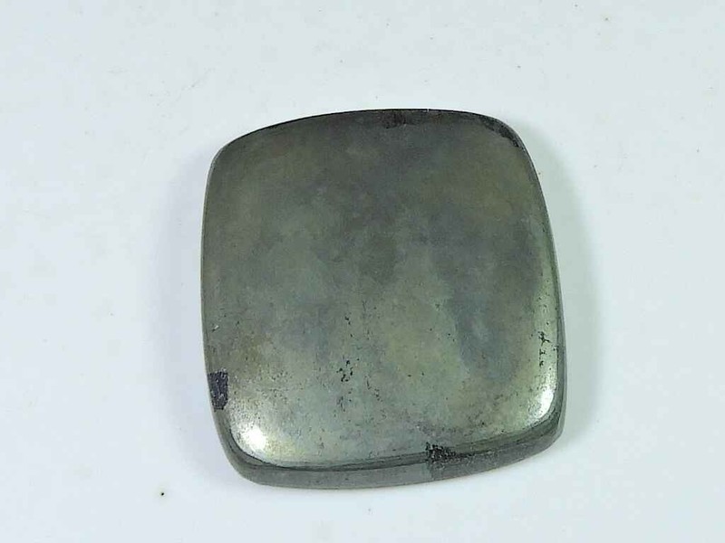 31X34X06MM Appache Gold Pyrite Octagon Cabochon Loose Gemstone 128Cts.