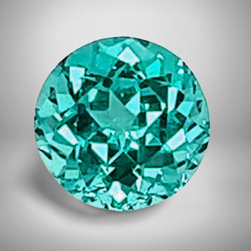 Paraiba Tourmaline Round Cut Gemstone 0.50 Cts – 5 mm Calibrated Loose Gem #