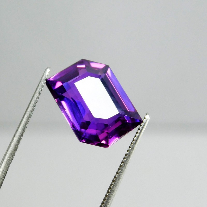 9.10 Ct Natural Purple Blue Tanzania Tanzanite Fancy Shape Stunning Gemstone gallery