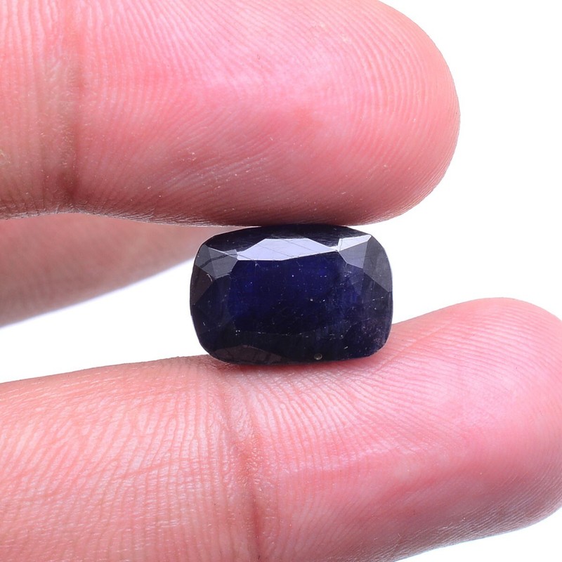 10.80 Cts Natural Ceylon Royal Blue Sapphire 13mmx9mm Cushion Cut Loose Gemstone