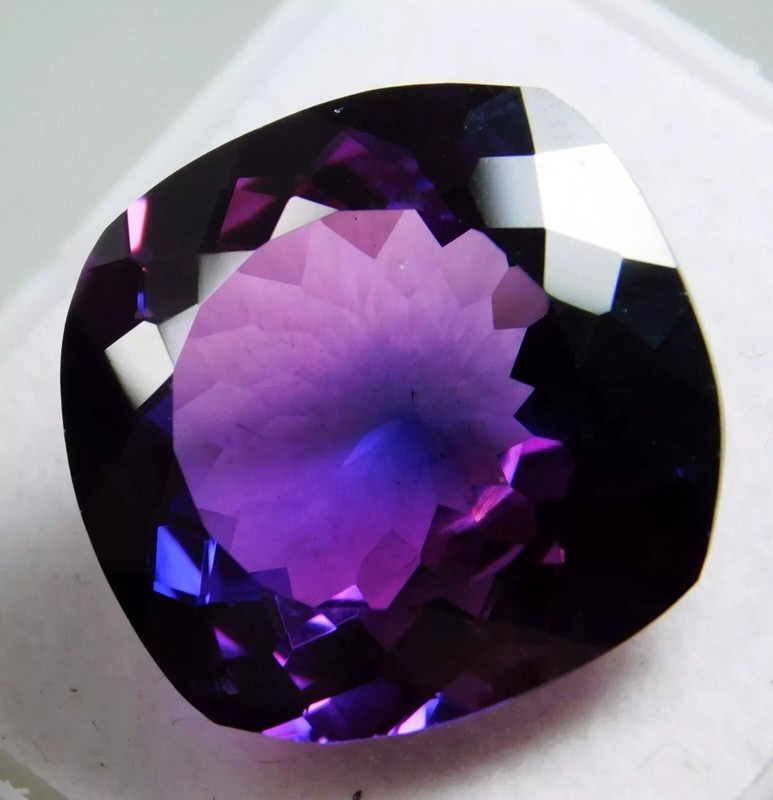 Radiant Cut Purple Blue Taaffeite 18-20 Ct Natural Loose Gemstone EGL Certified gallery
