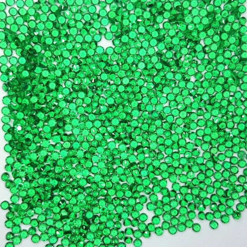1.60 MM Natural Green Sapphire 1000 Pcs Lot 30+ Cts Round Certified Gems O287