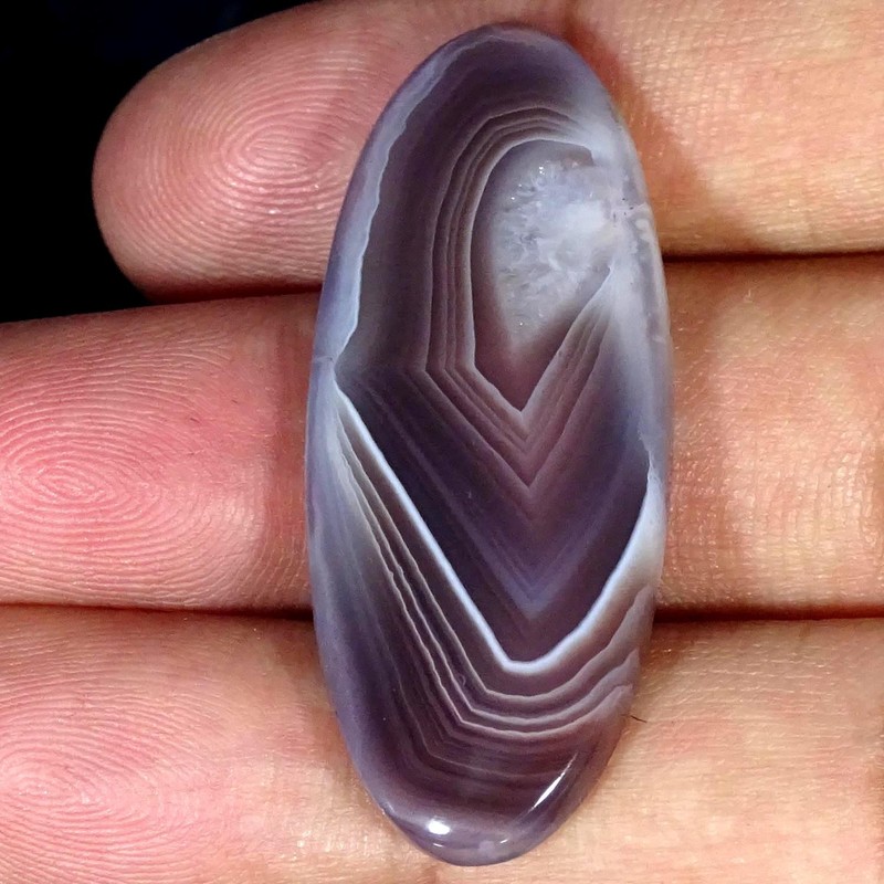 33.00Cts Amazing Natural Botswana Agate Oval Cabochon 17X43X4MM