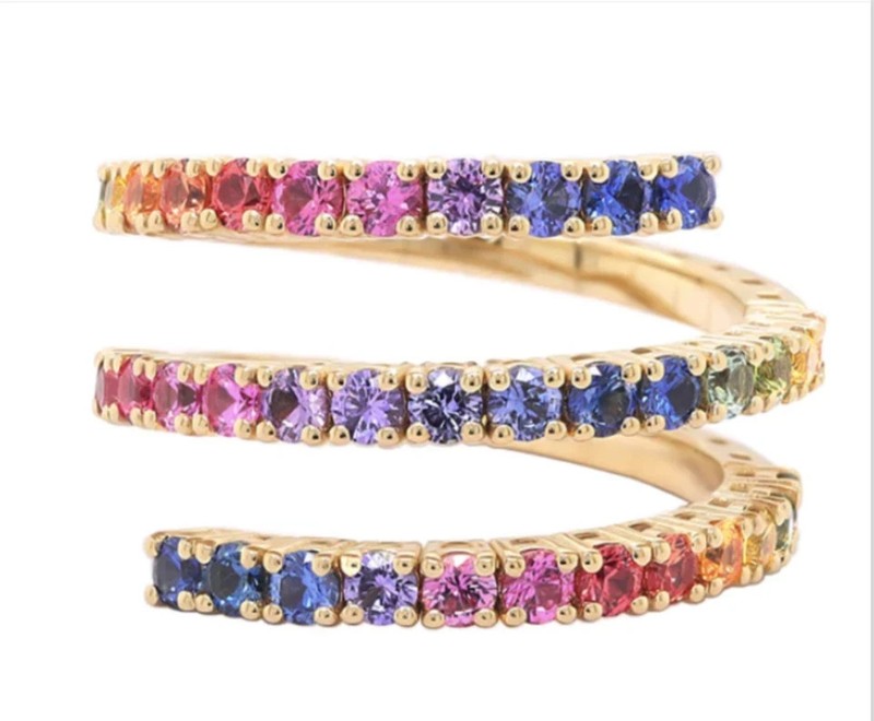 3x6 mm Natural Rainbow Sapphire Marquise Cut 36 pcs Stunning Loose Gemstone gallery