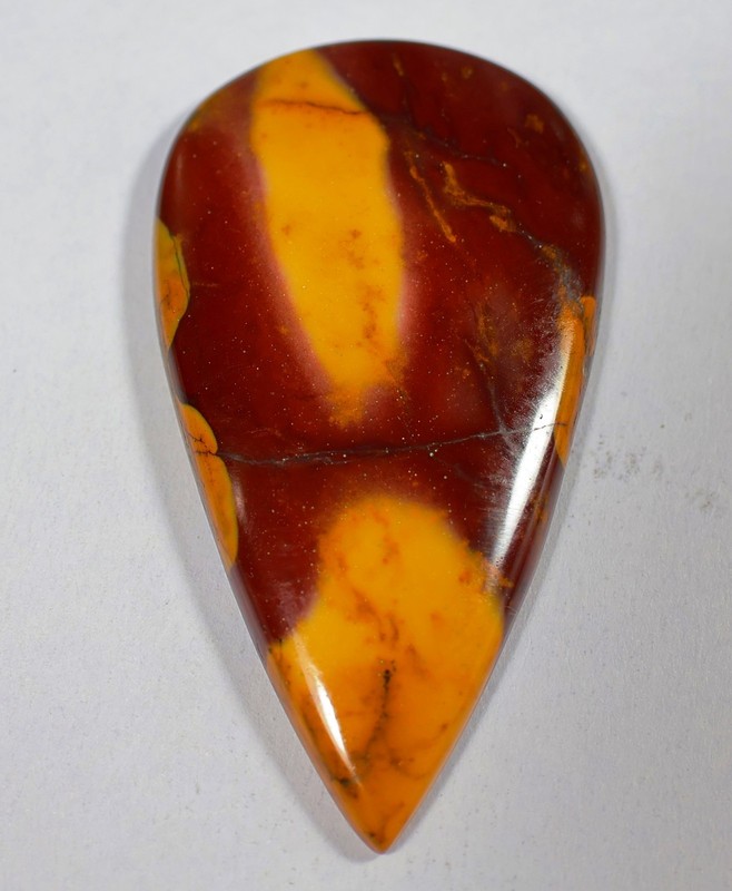 65 CT 5X29X52 mm NATURAL VIBRANT MOOKAITE JASPER PEAR CABOCHAN GEMSTONE KK-229