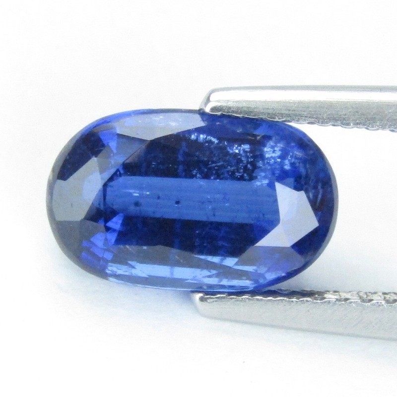 3.17Cts Natural Stunning Royal Blue 10.2x6.4mm Oval Kyanite Gemstone From Nepal gallery