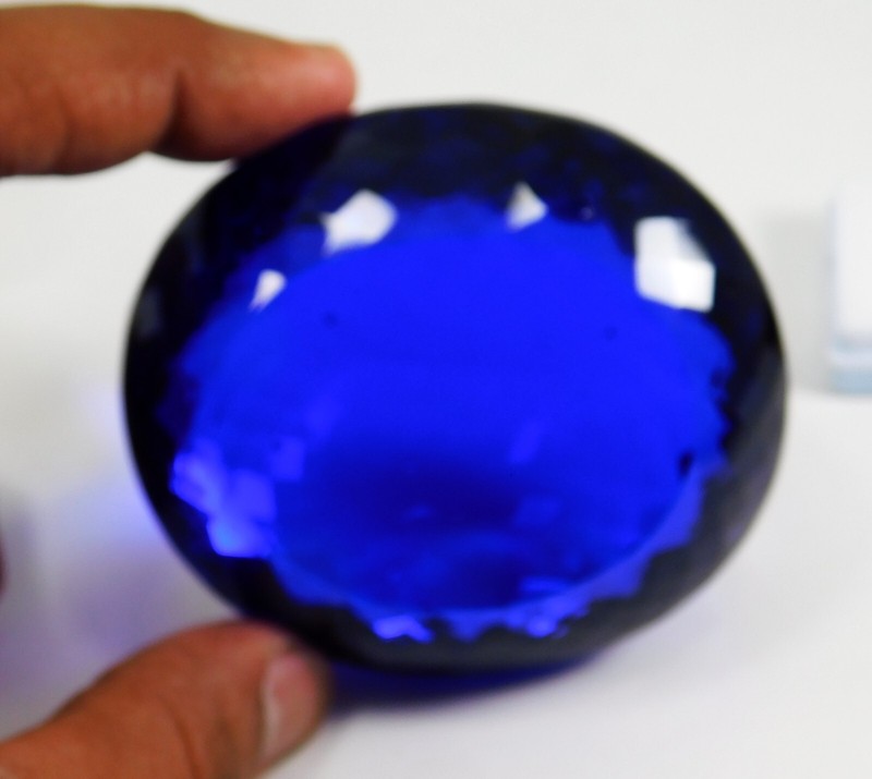 Natural 1134.40 Ct Mind Blowing AA+ Blue Tanzanite Oval Cut Certified Gemstone gallery