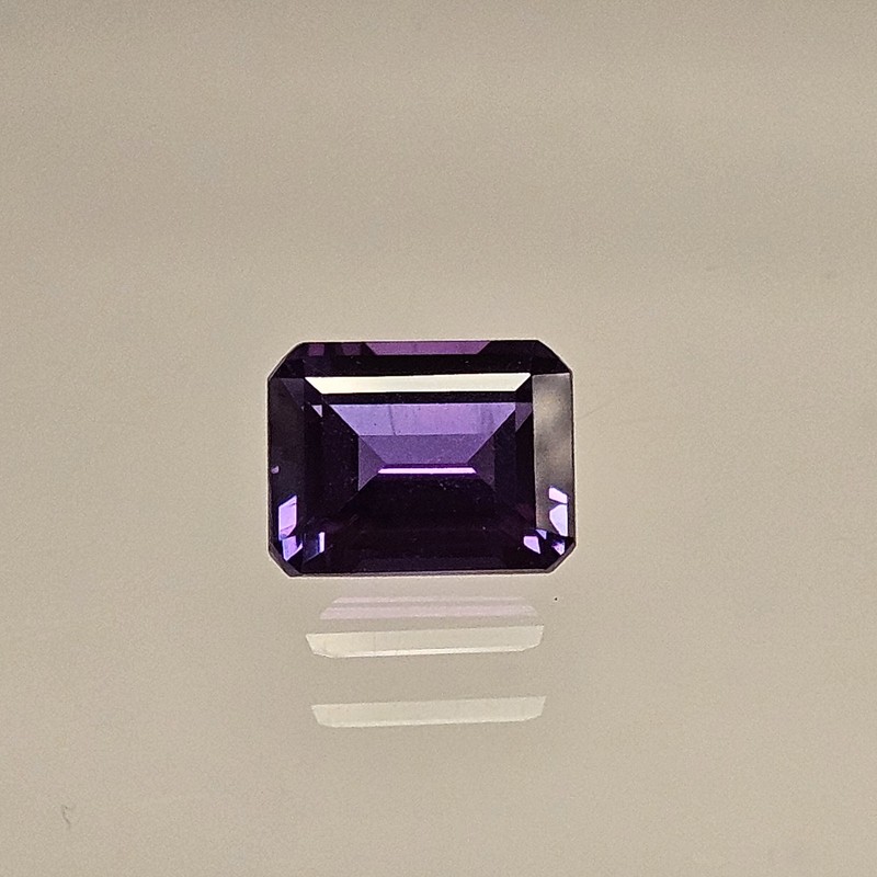 JTV 2.05 Carat Color Change Emerald Cut Alexandrite Synthetic Blue To Red Gems gallery