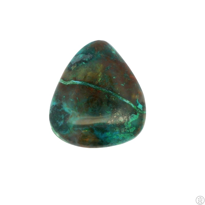 35 Carat Natural Chrysocolla Cabochon 29 x 26 mm Gemstone Loose Malachite gallery