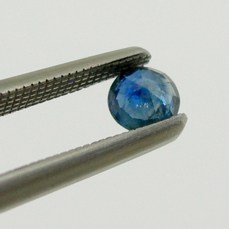 0.80ct Round 3.50mm Deep Blue Natural Australian Sapphire Gemstone Qty 3 pieces gallery