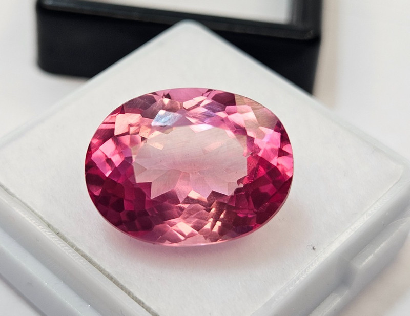Padparadscha Sapphire EGL CERTIFIED Oval Cut 11 Ct Loose Gemstone FR-150