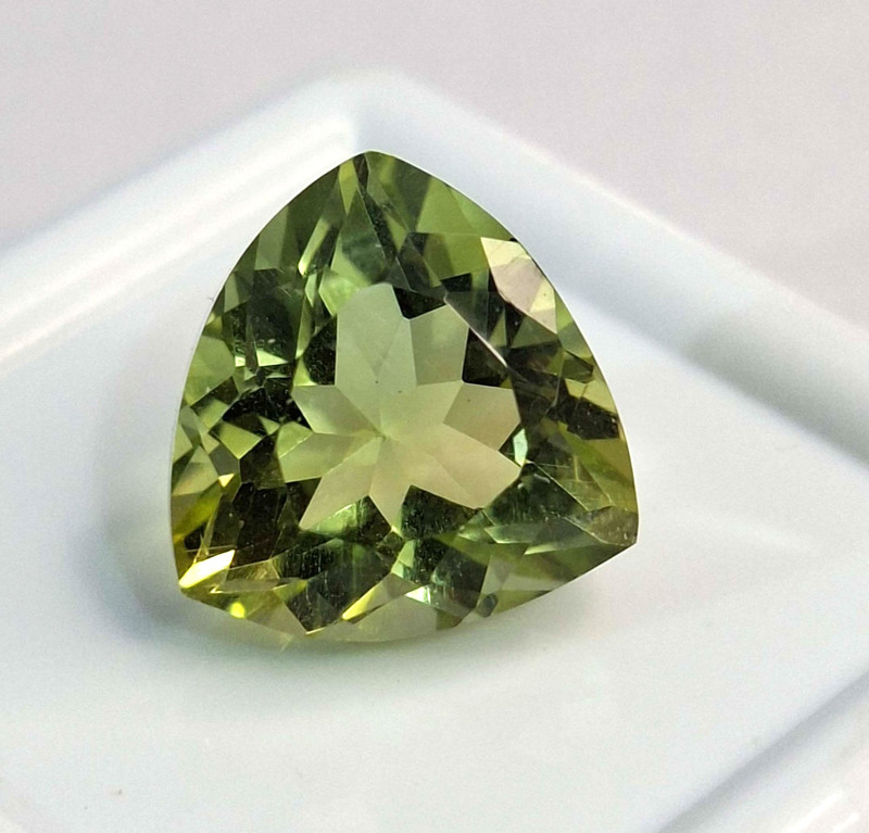 Tourmaline Bi-Color Trillion Cut 5-7 Ct Natural Certified Loose Gemstone SB627