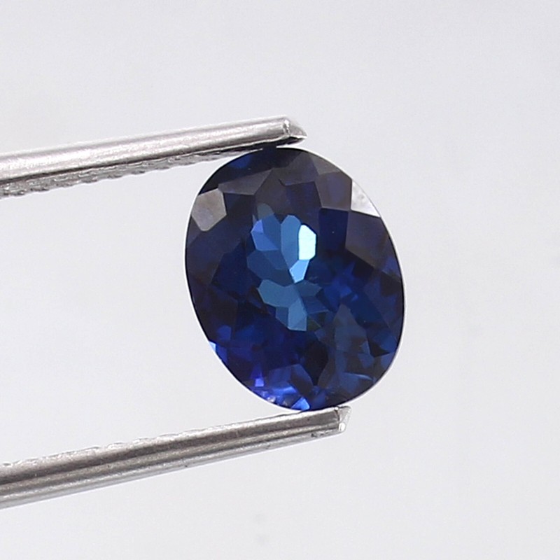 AAA 9×7 MM Natural Flawless Ceylon Royal Blue Sapphire Loose Oval Gemstone Cut