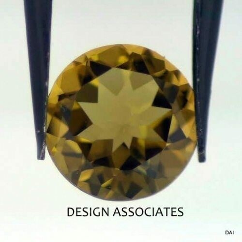 SUNSET QUARTZ 11 MM ROUND CUT SENSATIONAL COLOR AAA F-336