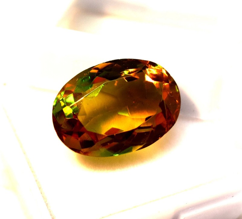 Natural Color Changing Alexandrite 15.25 Ct Oval Cut Certified Loose Gemstone