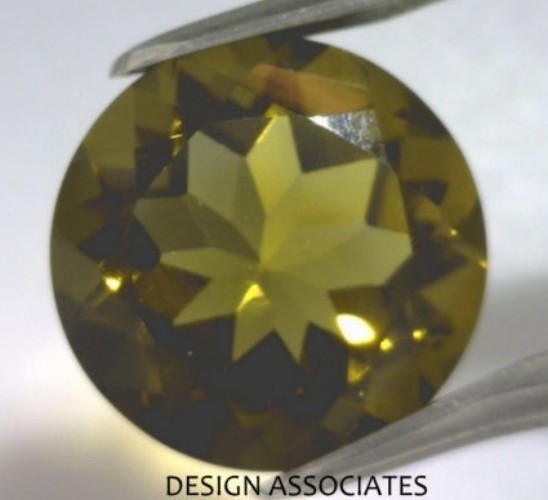 OLIVE QUARTZ RARE 5 MM ROUND CUT 2 PIECE SET ALL NATURAL OUTSTANDING COLOR