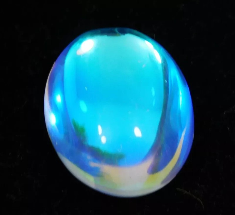 Oval Cut 8-10 Ct Natural Mystic Topaz Multi-Color Loose Gemstone EGL Certified gallery