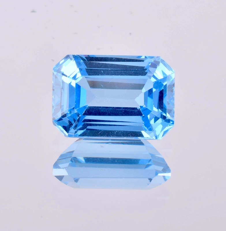 AAA+ Natural Sky Blue AQUAMARINE Gemstone GIT Certified, All Size Available
