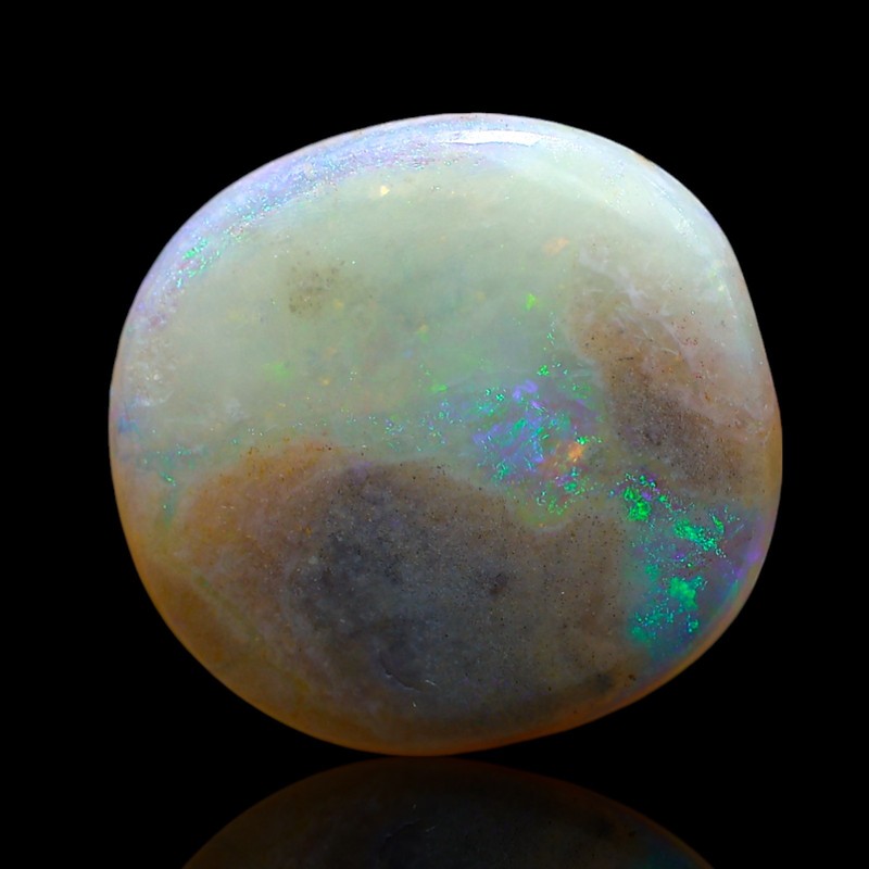 6.00 Cts Natural Oval Fire Opal Meditation Cabochon Jewelry Making 16x15x3 mm gallery