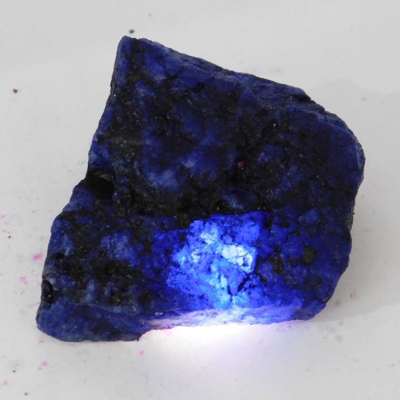 Blue Sapphire 50 Ct Natural Earth Mined Huge Rough Loose Gemstone CERTIFIED gallery