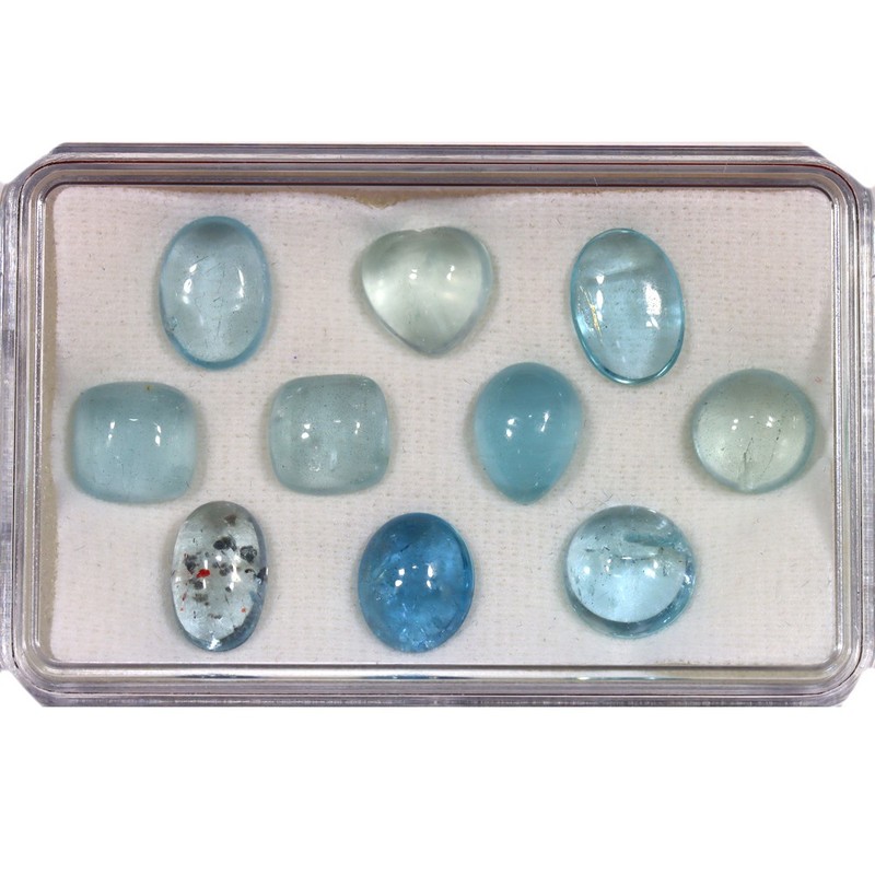 21.89 Cts_Wholesale Price_100 % Natural Unheated Blue Aquamarine_Brazil