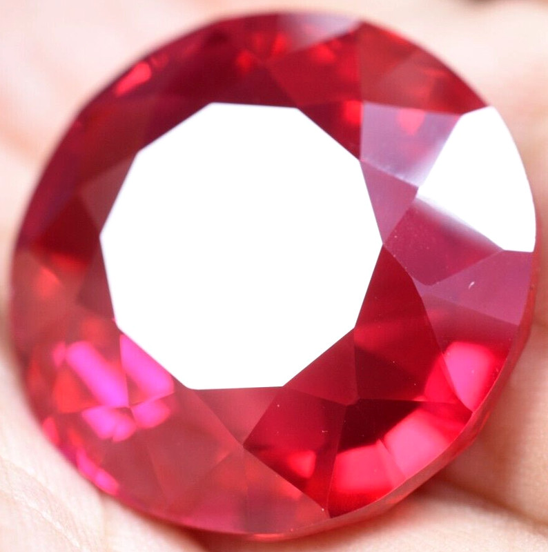 Natural 75.00 Ct Mogok Pink Huge Ruby Sparkling GGL Certified Treated Gemstone gallery