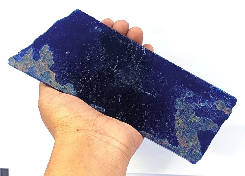 935.0 Ct Natural Royal-Blue Tanzanite Slab Rough EGL Loose Gemstone 6YGN