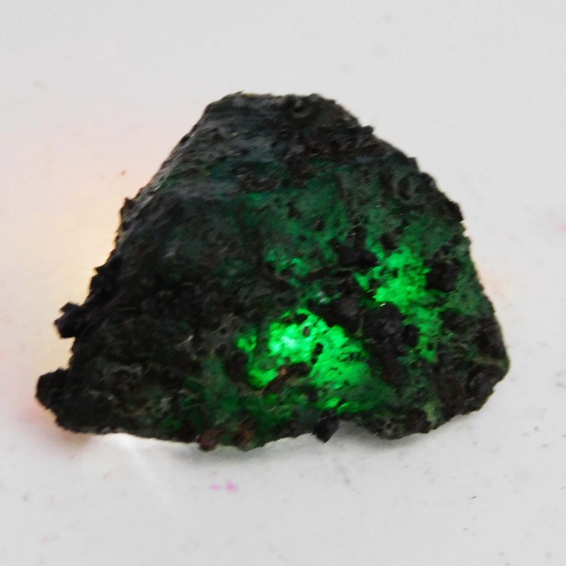 50 Ct CERTIFIED Earth Mined Natural Emerald Huge Rough Green Loose Gemstone gallery