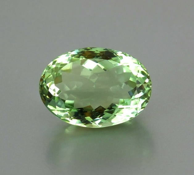 Shola Genuine 24.72 Ct Natural Green Prasiolith (Green Amethyst), Prasiolite