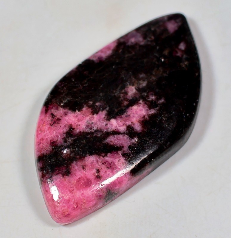 53 Ct 5X20X40 mm Natural Designer Rhodonite Fancy Cabochon Gemstone DJ-260