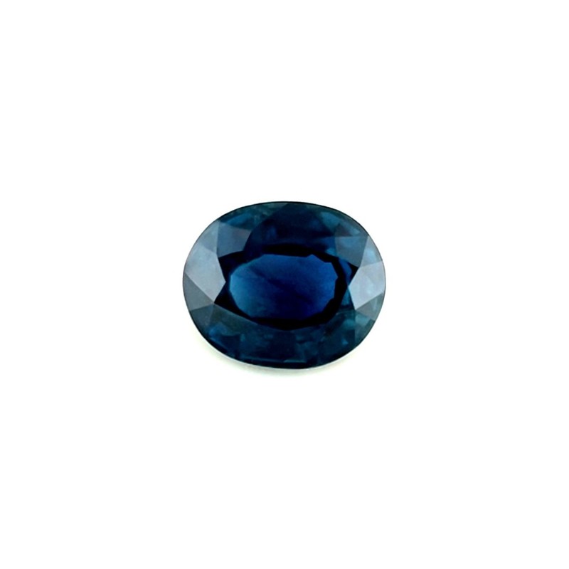 UNHEATED 0.66ct DEEP Blue Sapphire Oval Cut 5.3×4.3mm Loose Gemstone