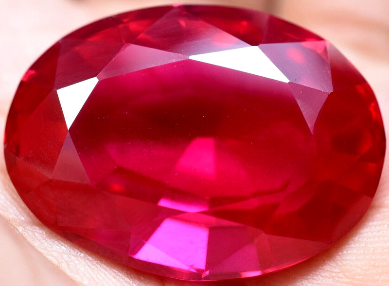 Natural 67.75 Ct Mogok Pink Huge Ruby Sparkling GGL Certified Loose Gemstone gallery