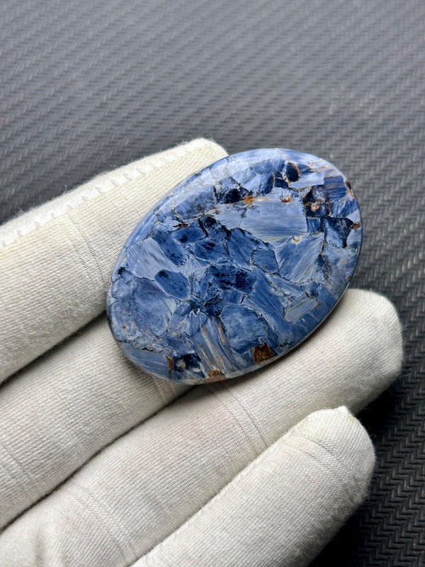 Pietersite Gemstone Cabochon: Natural Designer Stone Gemstone,49Ct,44x30x4MM. gallery