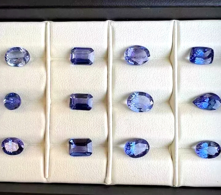 Natural Ceylon Sapphire Blue Mix Cut CERTIFIED 120 Ct 12 Pcs Loose Gemstone Lot
