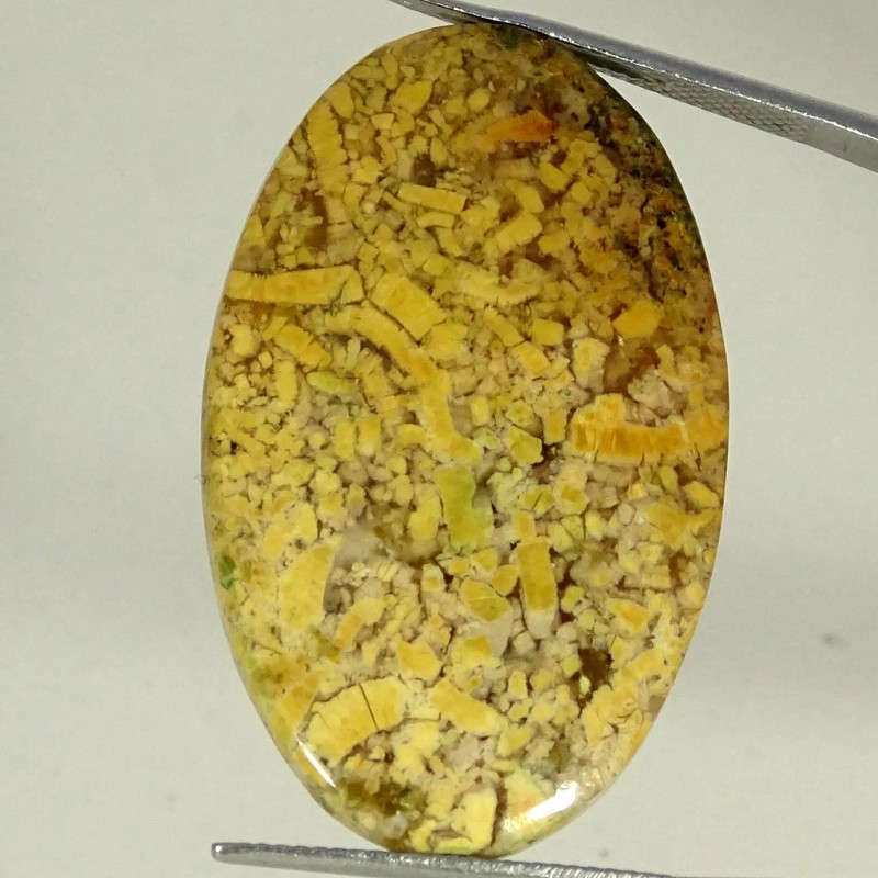 30.50Cts 100% Natural Boram Agate Oval Cabochon Gemstone 23X38X5MM