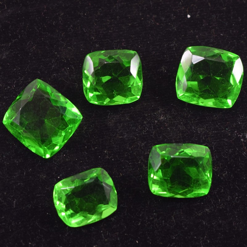 Natural 106 EGL Certified Moldavite Impact Tektite Loose Gemstone Lot 5Pcs