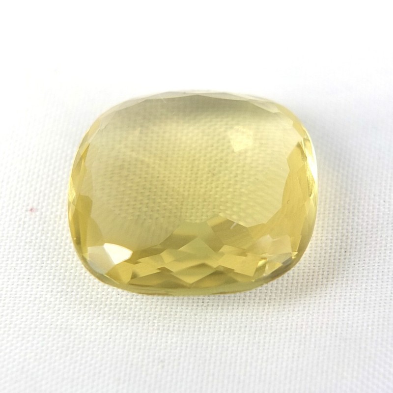 Shola Genuine 19 x 19 mm Natural Citrine 1 Piece Approx. 17 Ct Flat from Brazil gallery