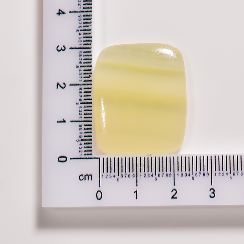 43 Ct Natural Yellow Calcite Radiant Shape Cabochon Loose Gemstone 30X24X5 mm gallery