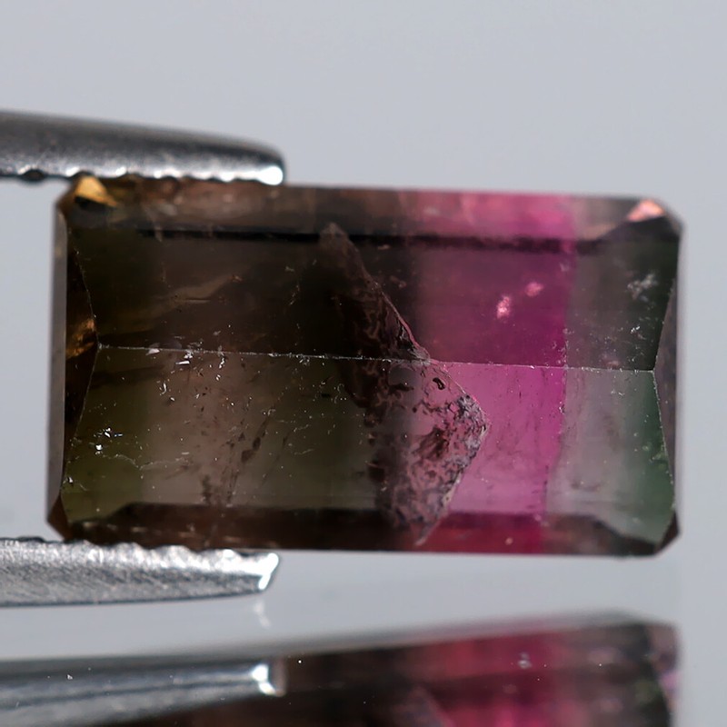 2.90 ct Octagon Cut (12 x 7 mm) Unheated / Untreated Watermelon Tourmaline gallery
