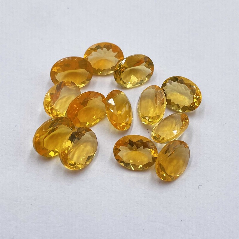 Natural Mexican Fire Opal Oval Cut Loose Gemstone Lot 7*9 MM 5 CT 4 Pcs gallery