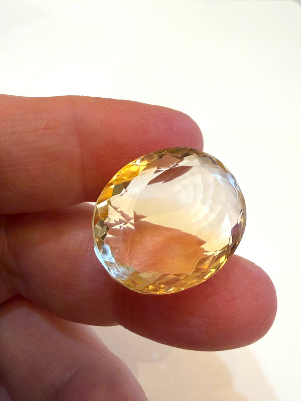 41 CARAT NATURAL UNTREATED GENUINE OVAL SHAPED LOOSE CITRINE GEMSTONE