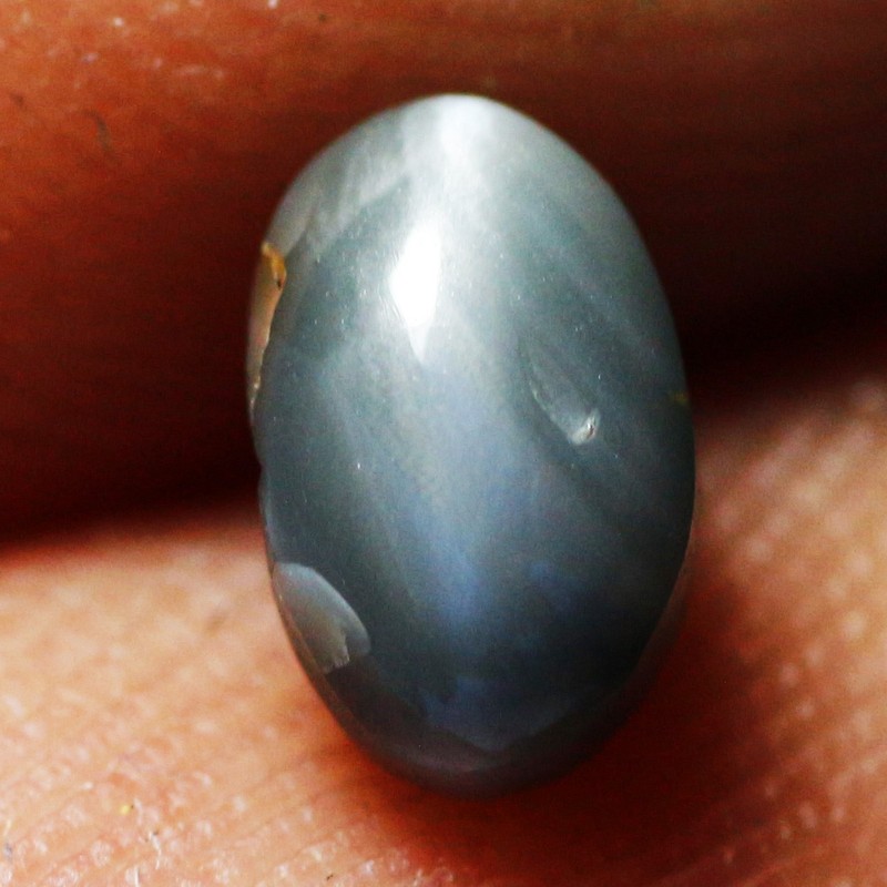 1.33Ct Oval 6.7X4.5 MM Blue Green TO Red Sri Lanka Natural Alexandrite Cats Eye