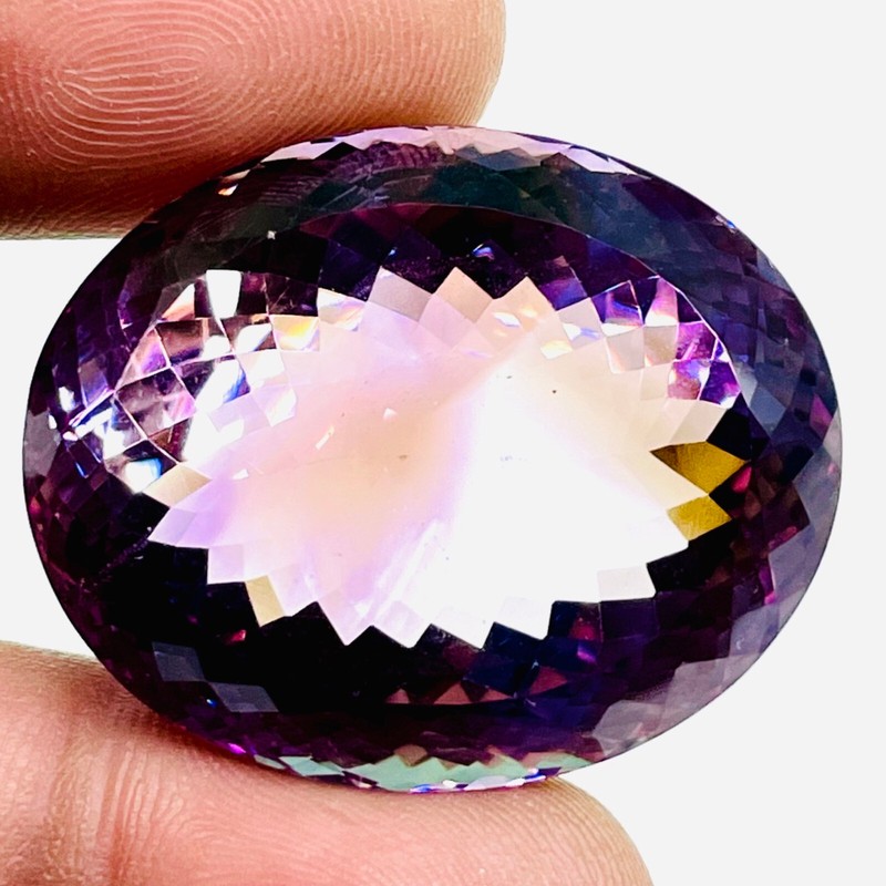 VVS 107 Cts Certified Natural Ametrine Oval Cut Huge Untreated Dazzling Gemstone
