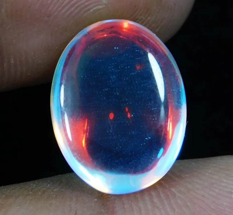 Oval Cut 8-10 Ct Natural Mystic Topaz Multi-Color Loose Gemstone EGL Certified gallery