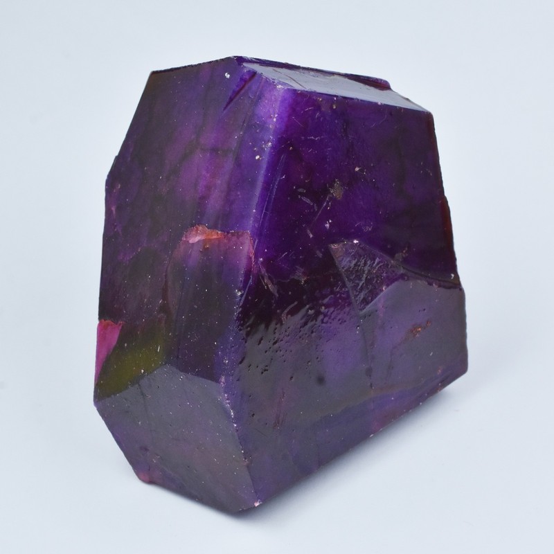 141 Ct Natural Uncut Huge Size CERTIFIED Purple Sapphire Rough Loose Gemstone